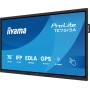 iiyama TE7515A-B2AG visualizzatore di messaggi Pannello piatto interattivo 190,5 cm (75") Wi-Fi 550 cd/m² 4K Ultra HD Nero Touc