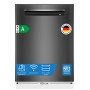 Bosch SMP4ECC72S Serie 4 Lavastoviglie da incasso sottopiano 14 coperti Acciaio nero spazzolato anti-impronta Classe A