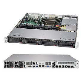 Supermicro SuperServer 5018R-MR Intel® C612 LGA 2011 (Socket R) Rack (1U) Argento (SYS-5018R-MR)