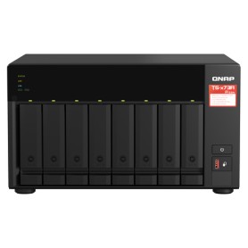 QNAP TS-873A NAS Tower Ryzen Embedded V1500B 8 GB DDR4 30,72 TB SSD QuTS hero Nero (TS-873A-SW5T)