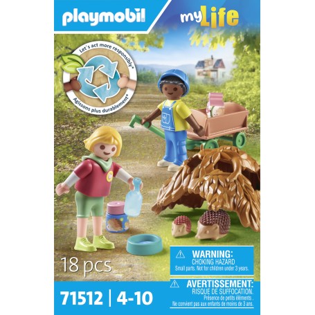71512 City Life Pflege der Igelfamilie