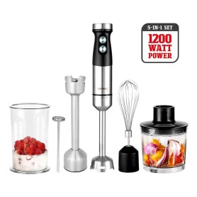 Gastroback 40972 frullatore 0,5 L Frullatore ad immersione 1200 W Nero, Acciaio inox