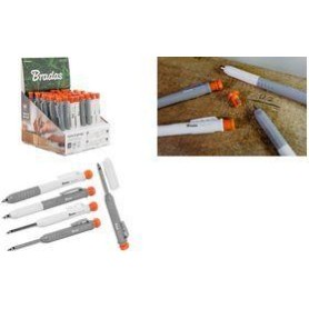 Bradas Bohrlochmarker, Strichbreite: 1,0 mm, 40er Display filigraner Tieflochmarker für Bohrlöcher & schwer - 40 Stück (DIY-P (DIY-PCAWLSET01/)