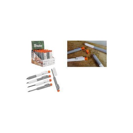 Bradas Bohrlochmarker, Strichbreite: 1,0 mm, 40er Display filigraner Tieflochmarker für Bohrlöcher & schwer - 40 Stück (DIY-P (DIY-PCAWLSET01/)