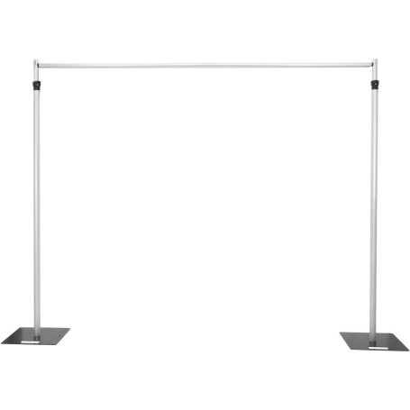 EUROLITE MCS-3148 Mobile Curtain Stand  variabler Aluminium-Vorhangständer 2,5-4,8 m (59007053)