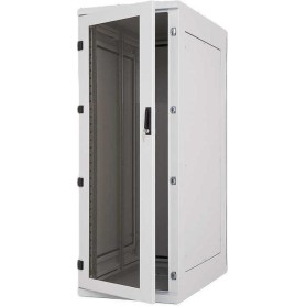 Triton 19"-Serverschrank/Netzwerkschrank RIE von - Schutzgrad IP54 - 37 HE - BxT 600 x 800 mm - Sichttür - RückWand - lichtgra (RIE-37-A68-CCX-N1)