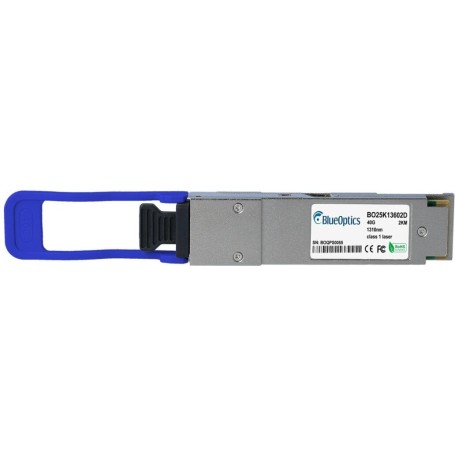 Kompatibler Huawei 02313URS BlueOptics BO25K13602D QSFP Transceiver, LC-Duplex, 40GBASE-LR4L, Singlemode Fiber, 4xWDM, 2KM, DDM  (02313URS-BO)