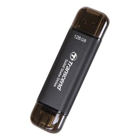 Transcend ESD310C Tecnologia Thunderbolt 128 GB USB Type-A / USB Type-C USB 3.2 Gen 2x2 Nero (TS128GESD310C)