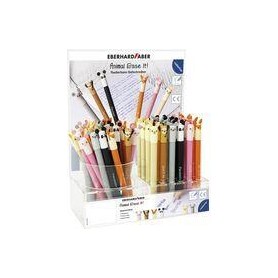 EBERHARD FABER Gelschreiber Animal Erase it!, 72er Display Strichstärke: 0,7 mm, nachfüllbar, Schreibfarbe: blau, - 1 Stück ( (560103)