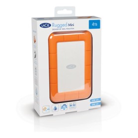 LaCie Rugged Mini disco rigido esterno 2000 GB Arancione, Argento (9000298) (LAC9000298)