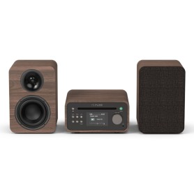 Pure Classic Stereo Mini Microsistema audio per la casa 40 W Marrone, Noce (254592)