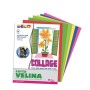 CARTA VELINA 50X76CM 25FG COL ASS. (10733B)