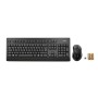 Fujitsu Set LX960 tastiera Mouse incluso Ufficio RF Wireless AZERTY Francese Nero (S26381-K960-L440)
