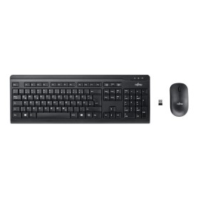 Fujitsu LX410 tastiera Mouse incluso RF Wireless QWERTY Inglese Nero (S26381-K410-L402)