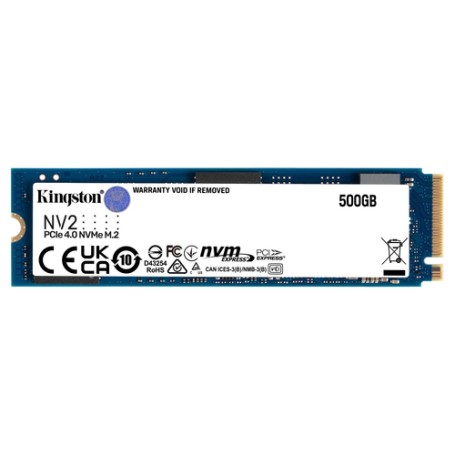Kingston Technology NV2 500 GB M.2 PCI Express 4.0 NVMe (SNV2S/500GBK)