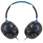 Turtle Beach TB033034 Cuffia Padiglione auricolare Connettore 3.5 mm Nero, Blu (TBS-3303-REC50P) (TBS-3303-05)