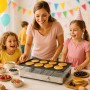 Gastroback Raclette Grill & Pancake Station griglia per raclette 8 persona(e) 1700 W Nero, Acciaio inox (42563)