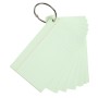 Exacompta 10340E scheda per indice Blu, Verde, Rosa, Bianco, Giallo 50 pz