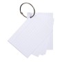 Exacompta 10340E scheda per indice Blu, Verde, Rosa, Bianco, Giallo 50 pz