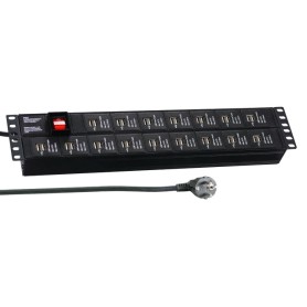 EFB Elektronik EK631USB.2 prolunghe e multiple 3 m 0 presa(e) AC Interno Nero