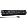 EFB Elektronik EK631USB.2 prolunghe e multiple 3 m 0 presa(e) AC Interno Nero