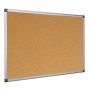 Bi-Office Maya Cork Board Bacheca fissa Alluminio, Nero, Legno Sughero (CA021170)