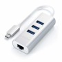 Satechi ST-TC2N1USB31AS hub di interfaccia USB 3.2 Gen 1 (3.1 Gen 1) Type-C 5000 Mbit/s Argento (ST-TC2N1USB31AS)