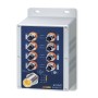 PLANET IP67-rated Industrial 8-Port Non gestito Supporto Power over Ethernet (PoE) Blu, Grigio (ISW-808PT-M12)