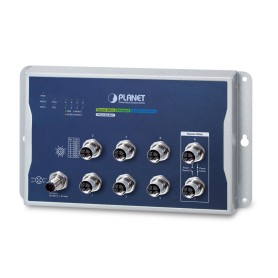 PLANET Industrial L2+ 8-Port Gestito L2+ Blu, Grigio (WGS-5225-8MT)