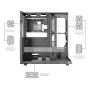 Mars Gaming MC-INFINIOLITE Midi Tower Nero