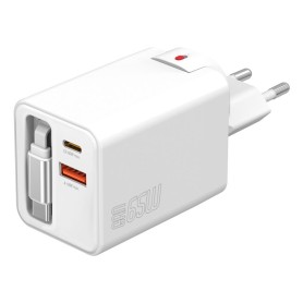 4smarts 541065 Caricabatterie per dispositivi mobili Universale Bianco AC Ricarica rapida Interno