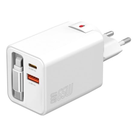 4smarts 541065 Caricabatterie per dispositivi mobili Universale Bianco AC Ricarica rapida Interno