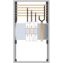 Hager FP62H1N centralino IP44