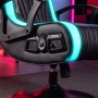X Rocker Fury 2.1 RGB Sedia da gioco per console Seduta imbottita Nero, Bianco (2023039)
