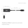 CLUB3D CAC-2505 cavo e adattatore video 0,12 m USB tipo-C HDMI + USB Nero