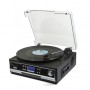 Technaxx TX-22+ Giradischi con trasmissione a cinghia Nero Semiautomatico (4717)