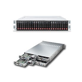 Supermicro SYS-2026TT-HIBXRF sistema barebone per server Intel® 5520 Socket B (LGA 1366) Armadio (2U) Nero (SYS-2026TT-HiBXRF)