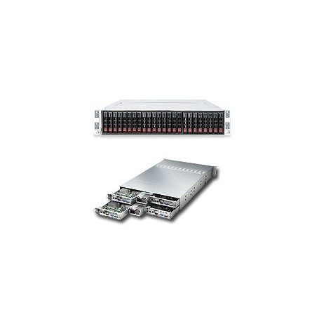 Supermicro SYS-2026TT-HIBXRF sistema barebone per server Intel® 5520 Socket B (LGA 1366) Armadio (2U) Nero (SYS-2026TT-HiBXRF)