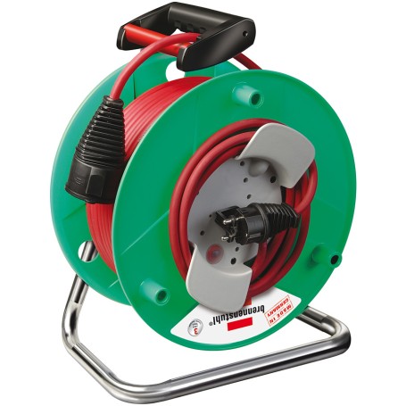 Brennenstuhl 40m AT-N05V3V3-F 3G1,5 prolunghe e multiple 1 presa(e) AC Nero, Verde, Rosso, Bianco (1188470)