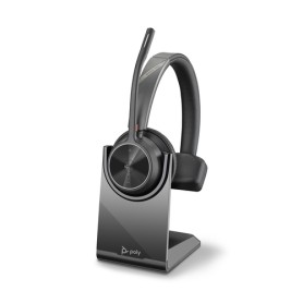 POLY Voyager 4310 UC Cuffia Padiglione auricolare USB tipo A Bluetooth Base di ricarica Nero (218471-02)