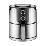 Unold 58655 friggitrice Doppia 5 L 1400 W Friggitrice ad aria calda Nero, Acciaio inossidabile (58655)