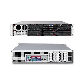 Supermicro SuperServer 8026B-TRF Intel® 7500 LGA 1567 (Socket LS) Armadio (2U) Nero (SYS-8026B-TRF)