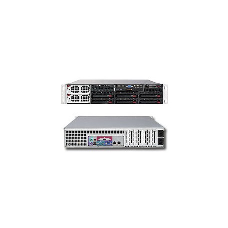 Supermicro SuperServer 8026B-TRF Intel® 7500 LGA 1567 (Socket LS) Armadio (2U) Nero (SYS-8026B-TRF)
