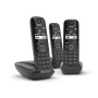Gigaset AS690 Trio Telefono DECT Identificatore di chiamata Nero (L36852H2816K111)