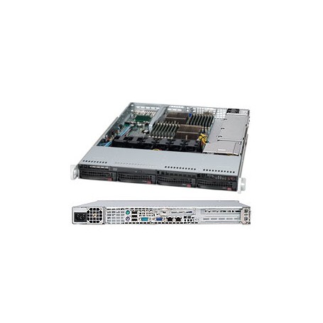 Supermicro 1022G-NTF AMD SR5670 Presa elettrica G34 Rack (1U) Nero (AS-1022G-NTF) (AS-2014TP-HTR)