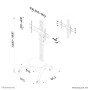 Neomounts PLASMA-M2000 Carello TV 37-85"