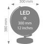 TROIKA G3011T-YEAO Mappamondo politico 30 cm (G3011T-YEAO/AB)