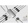 i-tec USB-C Metal Nano 3x Display (DP, HDMI and VGA) Docking Station + Power Delivery 100 W (C31NANOTRIDOCKPD)