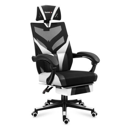 Huzaro Combat 5.0 Sedia da gaming per PC Seduta in rete Nero, Bianco (HZ-Combat 5.0 White)