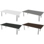 kerkmann Konferenztisch Form 5 (B)2.000 mm, wenge (B)2.000 x (T)1.000 x (H)680 - 820 mm, höhenverstellbar, - 1 Stück (4177)